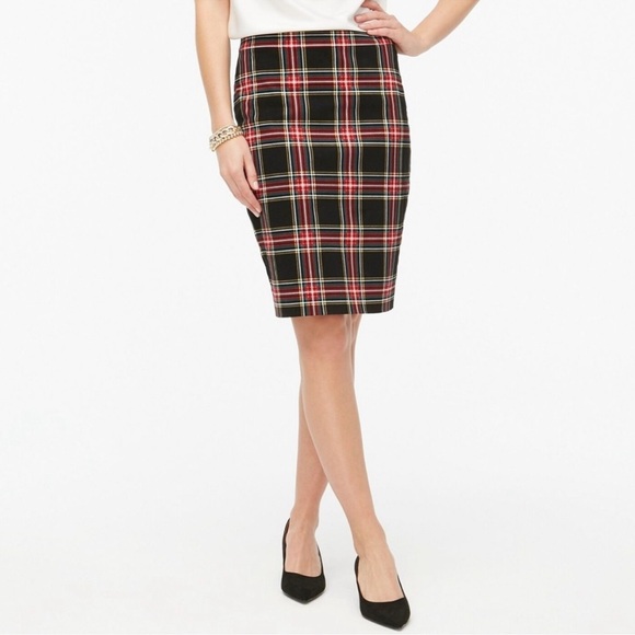 J. Crew Tartan Plaid Pencil Skirt Cotton Sateen
Skirt 6 NWT NEW - Picture 3 of 16
